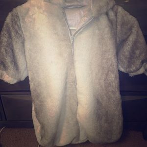 6 month old fur jacket never worn.